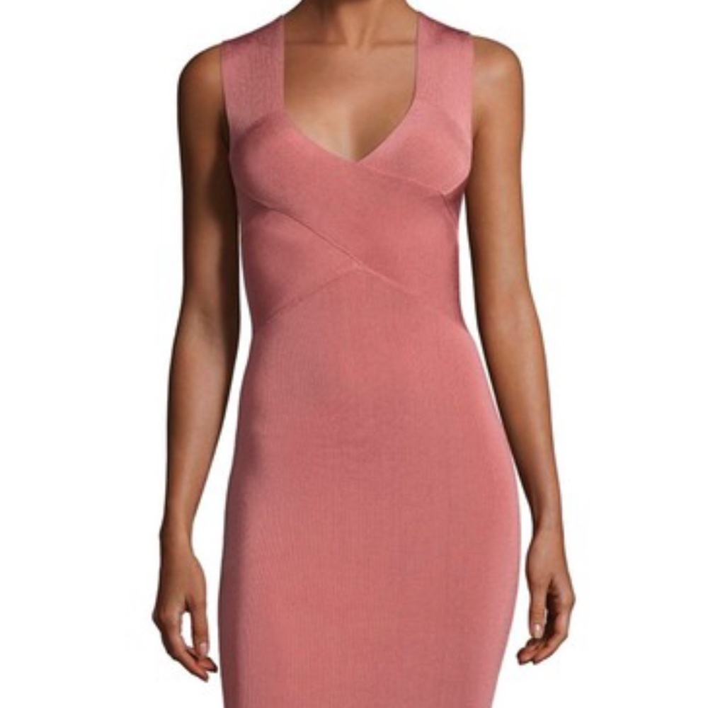 T By Alexander Wang Cutout stretch-knit dress